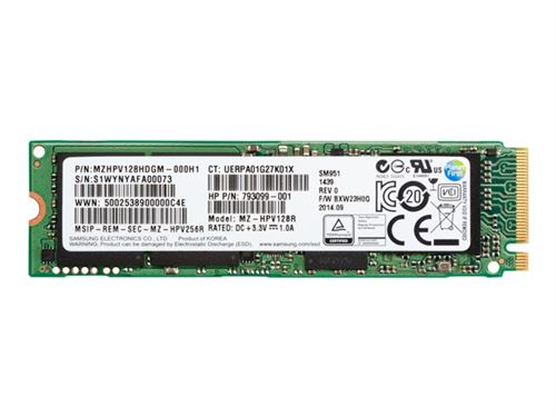 HP - Disque SSD - 512 Go - PCI Express 3.0 x4 (NVMe)