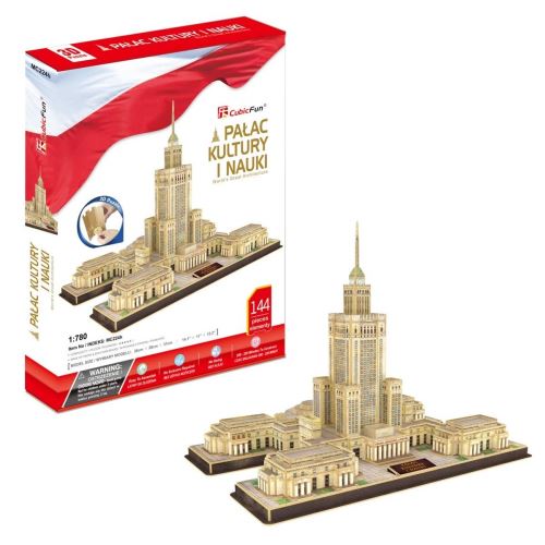 Puzzle 144 pièces - Puzzle 3D - Palais de la Culture et de la Science