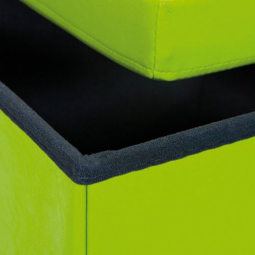 Paris Prix - Boîte De Rangement Pliable basics 38cm Vert