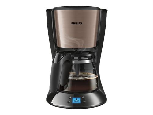 Philips Daily Collection HD7459 - Cafetière - 15 tasses - métal cuivre