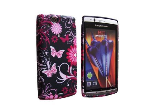 Housse SoftyGel Flower pour Sony Ericsson Xperia ARC