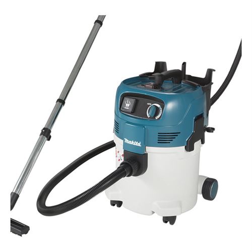 Aspirateur, Souffleur De Jardin Makita Aspirateur De Chantier 30 Litres 1200W 250Mbar Livré avec Kit De 5 Accessoires Makita Vc3012L