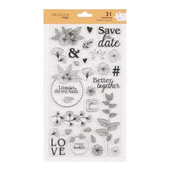 31 Tampons Crystal® Save The Date - Draeger Paris