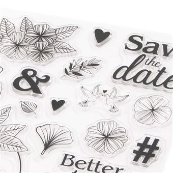 31 Tampons Crystal® Save The Date - Draeger Paris