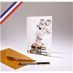 Carte D'anniversaire 40 Ans En Or - Bleu Clair - A Message - Pour Homme Et  Femme - 11 5 X 17 Cm - Draeger paris - La Poste
