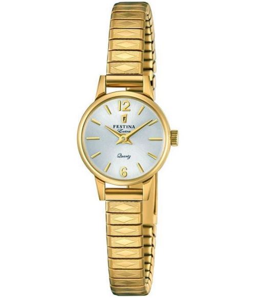 Festina Montre Femme F20263-1 de couleur champagne, Jaune, Or, Argent