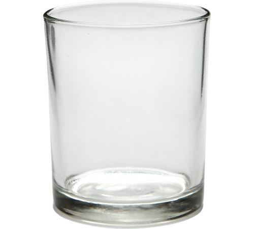 Bougeoir en verre - 7 x 8,4 cm - 12 pcs