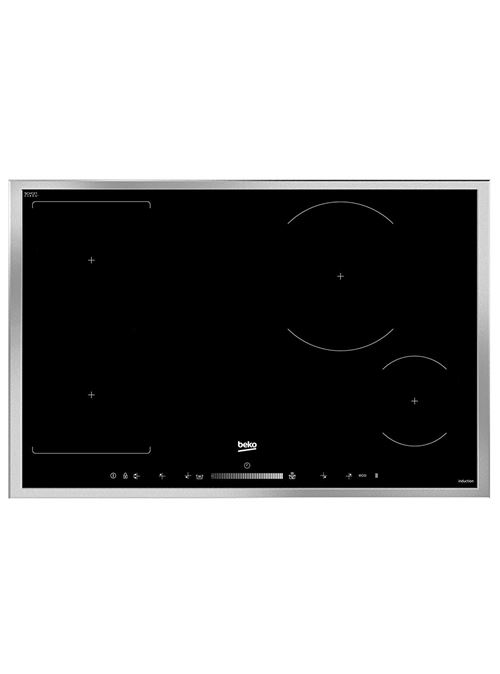 Beko HII 84500 FHTX Plaque de cuisson électrique/induction / 77 cm/Flex plaque à induction en acier inoxydable 80 cm