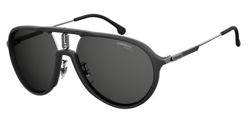 Carrera Eyewear lunettes de soleil 1026/S pilot unisexe noir avec lentille grise