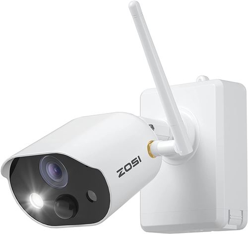 Zosi Pir 1080p Camera De Surveillance Wifi Exterieur Sans Fil Batterie Rechargeable Audio Bidrectionnelle Interphone Alarme Maison 10m Vision De Nuit Equipements Et Securite Pour La Maison Achat Prix Fnac