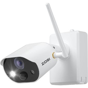 ZOSI PIR 1080P Caméra de Surveillance WiFi Extérieur Sans ...
