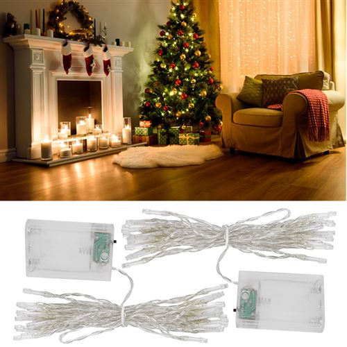 Guirlande lumineuse LED de fée décoration de Noel