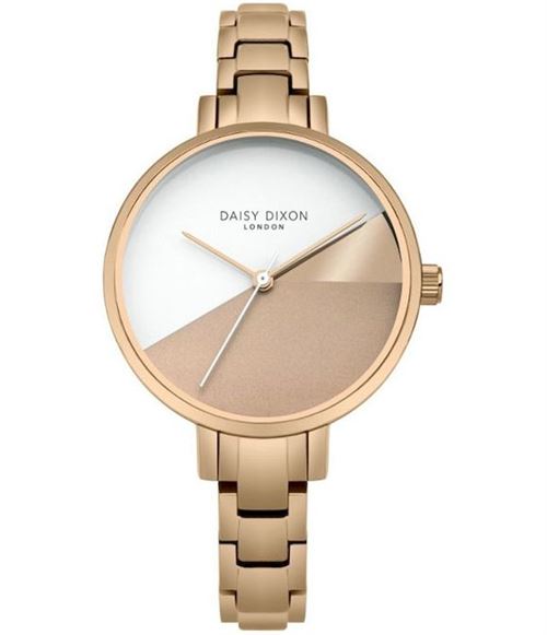 Daisy Dixon Montre Femme DD065RGM Brun, Blanc
