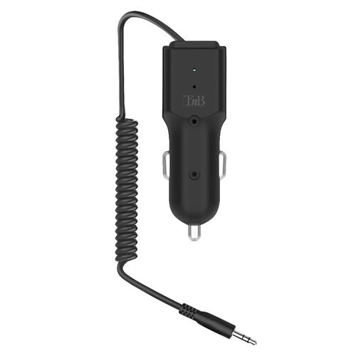 T'nB - Adaptateur d'alimentation pour voiture - 12 Watt - 1.2 A - 3  connecteurs de sortie (2 x USB, prise audio de 3,5 mm) - Accessoire  téléphonie pour voiture - Achat & prix