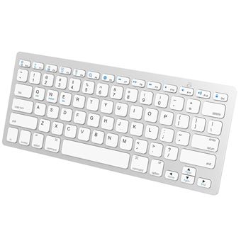 Tastiera Bluetooth Ultra Sottile APM - Universale Per Tablet, Smartphone E Console - Azerty 78 Tasti - Sincronizzazione Rapida Con Bluetooth 3.0 - Autonomia 40 Ore - 3