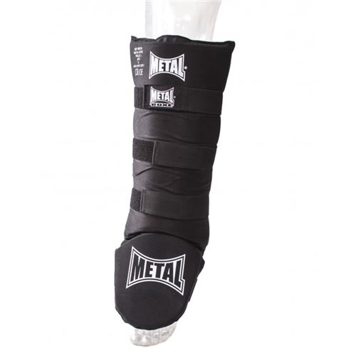 Protège tibias boxe Thaï-L-Noir-L--L-Noir--------------Noir-