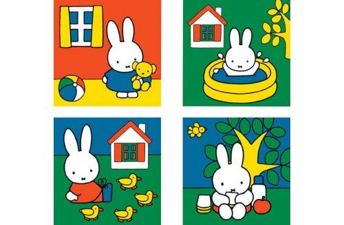 Coffret De 4 Puzzles Enfant Miffy 6 - 9 - 12 - 16 Pieces Ravensburger