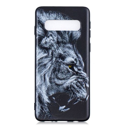 Coque en TPU impression de motifs lion pour votre Samsung Galaxy S10