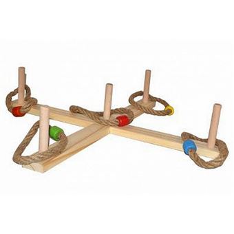 21 sur Jeu Lancer D Anneaux En Bois 50 X 50 Cm Jeu D Adresse