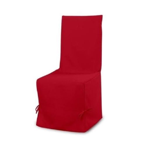 SOLEIL D'OCRE Housse de Chaise PANAMA Rouge 37x50cm