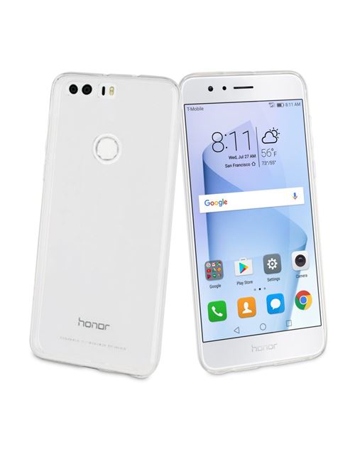 Muvit coque crystal soft transparente pour huawei honor 8
