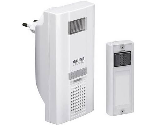 Urmet Blanc Sonnette Sans Fil Set Complet Grothe 43310 Mistral 400M