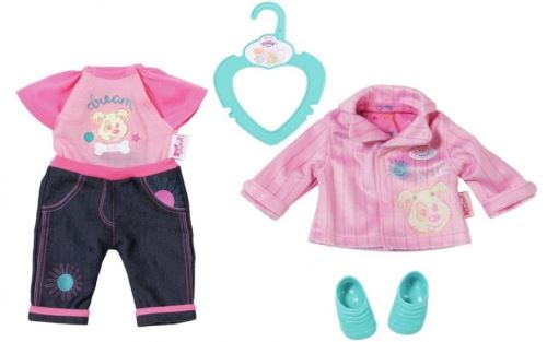 BABY born set de vêtements pour poupée jusqu'à 32 cm 4 pièces rose/turquoise