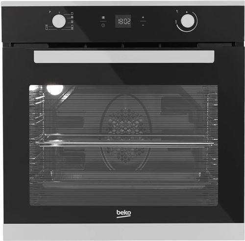 Beko BIE15300XCS - Four - intégrable - niche - largeur : 56 cm - profondeur : 55 cm - hauteur : 59 cm - avec système auto-nettoyant - classe A - acier inoxydable