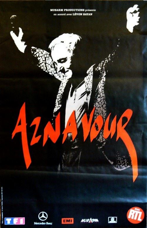 Charles Aznavour - 80x120 cm - AFFICHE / POSTER
