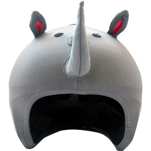 Housse de casque fantaisie - Coolcasc - Ccrh - Rhinoceros gris - Taille unique