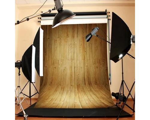 Toile de Fond Backdrop Tissu 90x150cm Photographie Studio Photo Planche Bois Mur