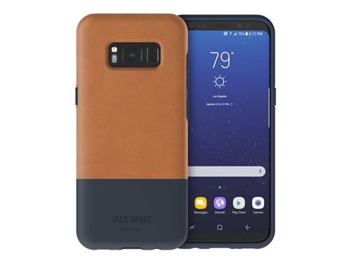 JACK SPADE - Achterzijde behuizing voor mobiele telefoon - marineblauw, fulton-gekleurd - voor Samsung Galaxy S8