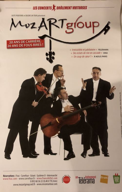 Mozart Group - 70x100 cm - AFFICHE / POSTER