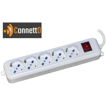 Lot De 10 Multiprises Schuko 4 Prises + Câble 1.4m - Usage Extérieur Varytec