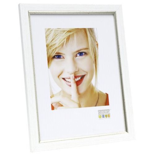 Deknudt Cadres Photo, Résine, Blanc, 20 x 30 cm
