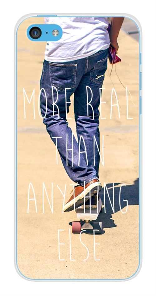 Coque en silicone imprimée compatible Apple iPhone 5C Real