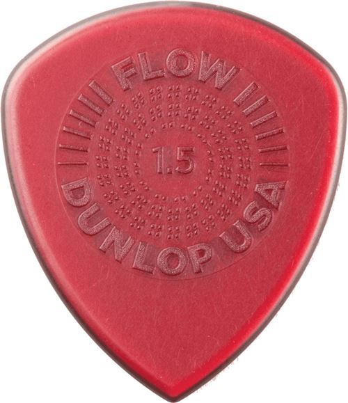 Dunlop 549P150 - 6 médiators Flow Standard Grip - 1.50 mm