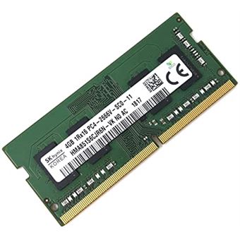 Mémoire pc portable RAM DDR4 4Go - Mémoire RAM à la Fnac