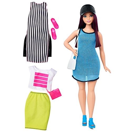 Mattel - dtf01 - barbie - fashionistas - so sporty avec casquette - poupée mannequin + accessoires de mode