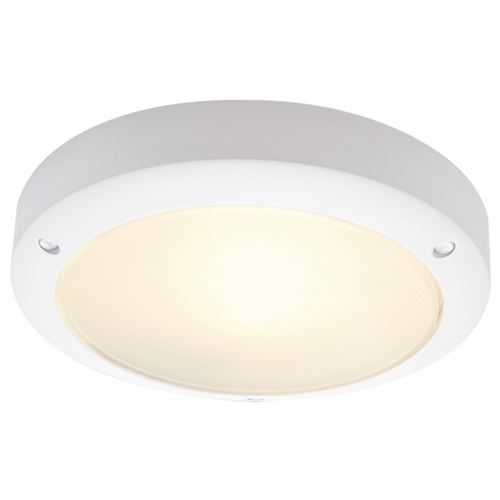 BULAN applique, ronde, blanche, E14, max. 60W, verre satiné - Slv - Blanc