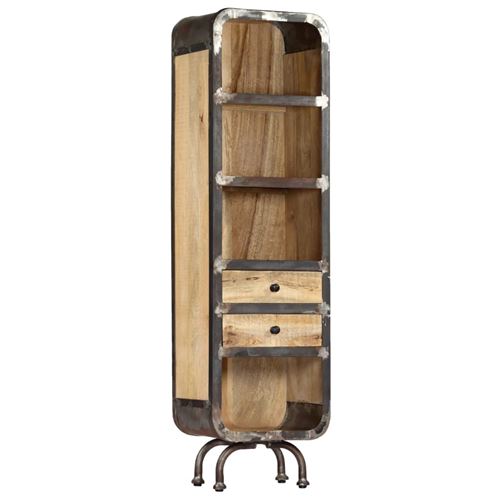 Buffet 40 x 30 x 145 cm Bois de manguier massif