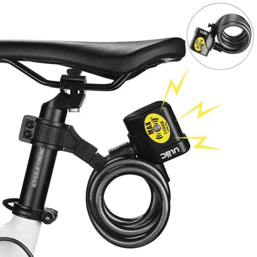 Cyclisme Vélo Vélo Moto Câble antivol Alarme Verrouillage de sécurité Clé de sécurité Kiliaadk371