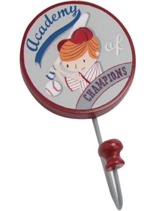 Patère enfant Sport Baseball
