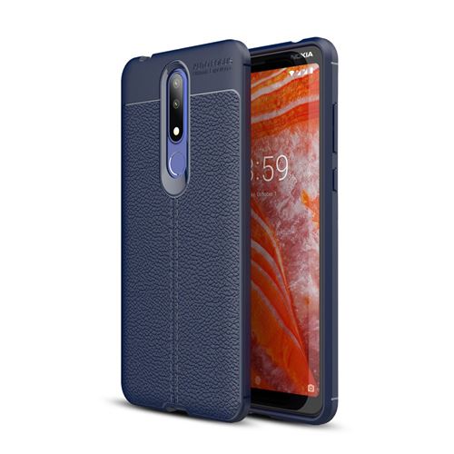 Coque en TPU bleu foncé pour votre Nokia 3.1 Plus