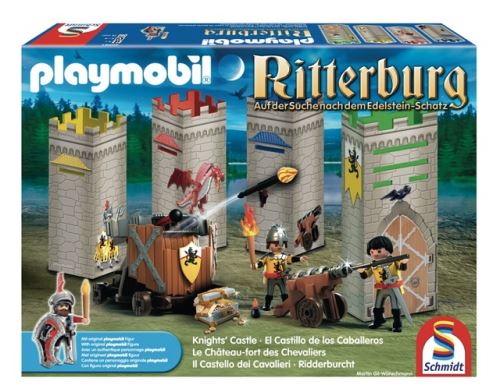 Le ch&acirc;teau fort des chevaliers - jeu de r&eacute;flexion playmobil