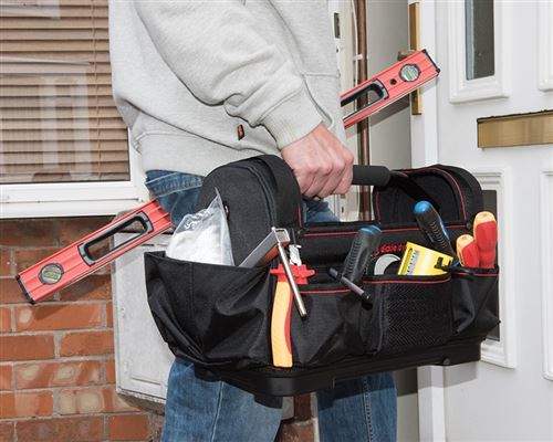 Dickied - Caisse a outils Sac de rangement Poignee transport acier et Bandouliere