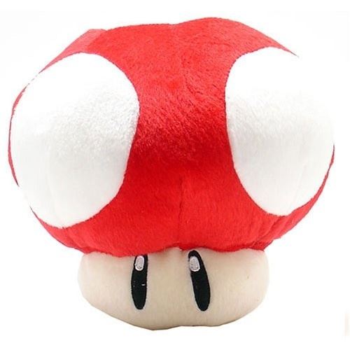 Little Buddy peluche Super Mario Bros : Champignon 30 cm rouge