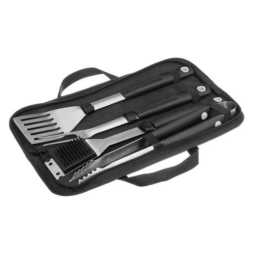 Neka Noir Kit 4 Ustensiles De Barbecue Avec Rangement - Image 2