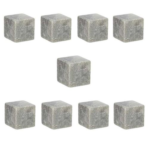 Lot de 8 Pierres à Whisky Glaçons 2cm Gris
