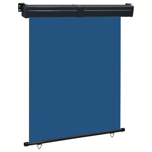 vidaXL Auvent latéral de balcon 140x250 cm Bleu